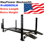 Mayflower Blacksmith Heavy Duty 4-Post Lift Storage Service Extra Length Height Pro8000XLH - Image 3