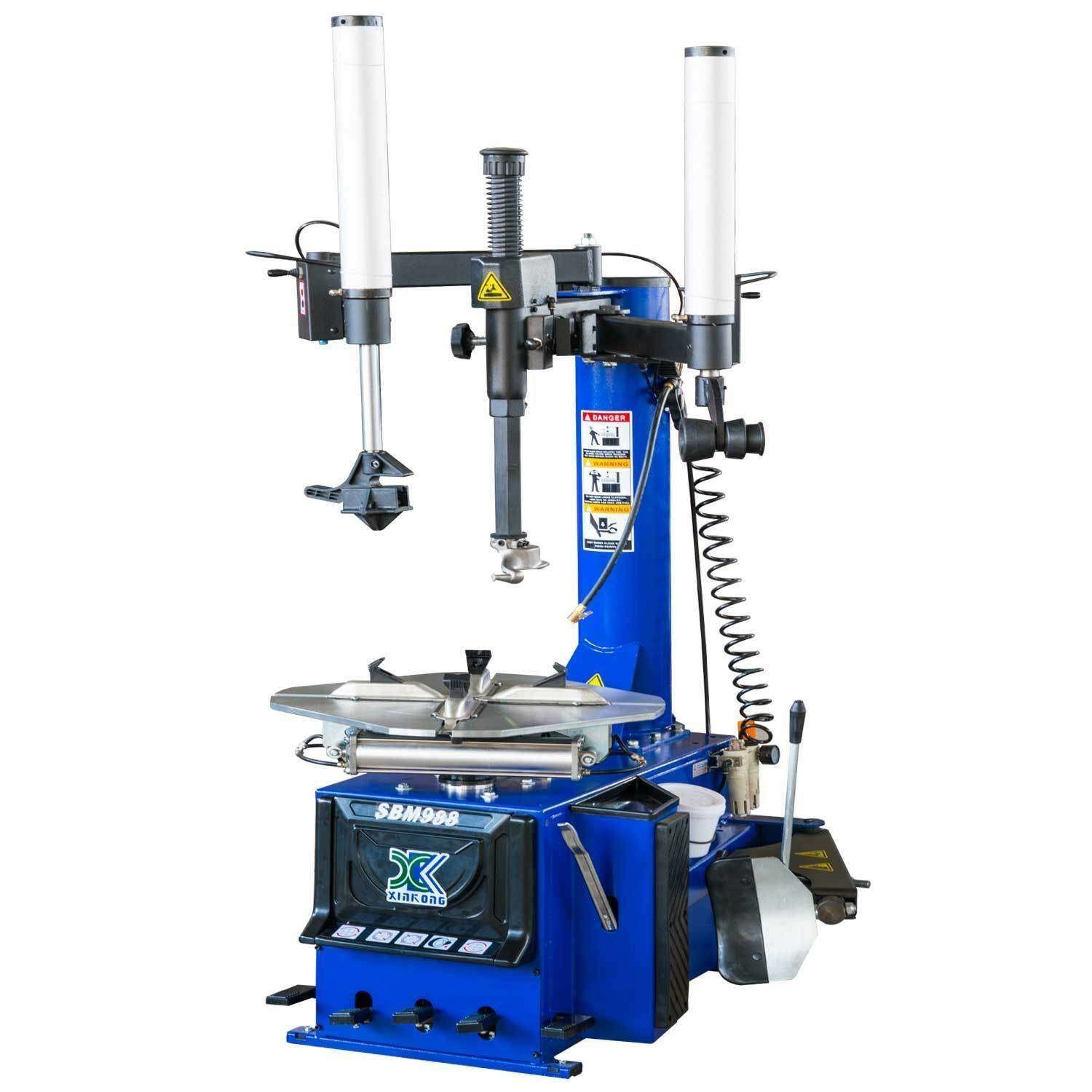 580-S.jpg XINKONG Lankistr 988 Tire Changer Wheel Changer Machine 110v With Auxiliary Arm 12″-24″ - Image 1
