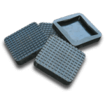 Rubber Lift Pads (Square) (5700217) Replacement Polyurethane Lift Pad / Slip-Over / Square / SET OF 4
