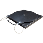 Edge Dakura — Black Frame / Polarized Aqua Precision Blue Mirror Lens Safety Glasses