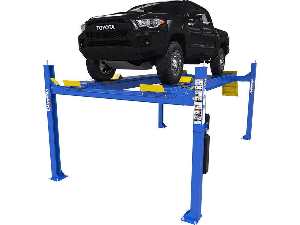 dannmar-d4-12a-alignment-li__37915.1658096675-1.png DANNMAR D4-12A 12,000-LBS. CAPACITY ALIGNMENT FOUR-POST LIFT / INCLUDES SLIP PLATES AND TURNPLATES - Image 1