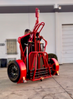 Alpha Sport Single Ride-Up Folding Motorcycle Trailer - Image 27