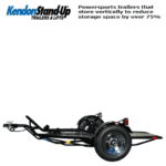 Go! Series Single Rail Ride-Up Folding Motorcycle Trailer - Image 22