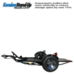 Go! Series Single Rail Ride-Up Folding Motorcycle Trailer - Image 23