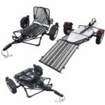Alpha Sport Single Ride-Up Folding Motorcycle Trailer - Image 14