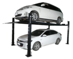 8000LB 4-Post Portable Parking Storage Service Car Lift HW-8SXLT - Image 3