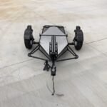 Alpha Sport Single Ride-Up Folding Motorcycle Trailer - Image 23